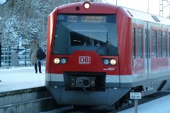 S-Bahn BR 474, Buxtehude, 9. December 2010