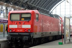 DB 114 037, Frankfurt am Main Hauptbahnhof, 3. April 2016