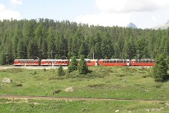 RhB (Rhätische Bahn), Punt Murargl, 1. July 2008
