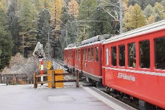 RhB (Rhätische Bahn), Morteratsch, 12. October 2009