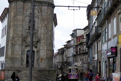 Porto, Rua da Assunção, to the left Torre dos Clérigos. 16. October 2016