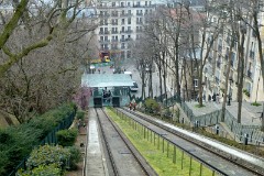 Montmartre funicular, Paris, 23. March 2016