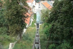 Funicular Railway to Ljubljana Castle, 2. July 2007