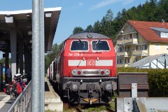 DB 218 458-8, Füssen, 17. July 2014