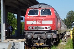 DB 218 458-8, Füssen, 17. July 2014