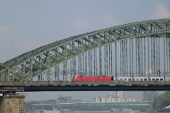 Cologne / Köln, Hohenzollernbrücke, 12. April 2014