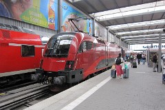 ÖBB railjet 1116 232, München Hauptbahnhof, 30. July 2011