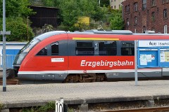 DB, Erzgebirgsbahn, Aue (Sachsen), 9. July 2014