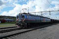 LKAB train, Vassijaure, 9. July 2010