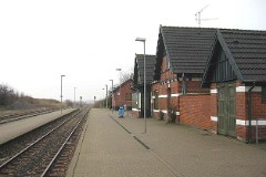 20081206 10 railway stations jernbanestationer denmark skaevinge