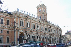 St. Petersburg, Moscow railway station, Moskovsky Vokzal, 12. May 2006