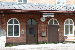 Vassijaure, - The northernmost railway station in Sweden -, 9. July 2010