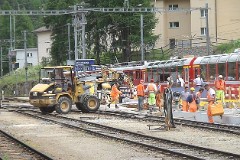Pontresina, Rhätische Bahn, 1. Jult 2008