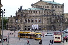 Dresden, am Semperoper, 3. May 2015
